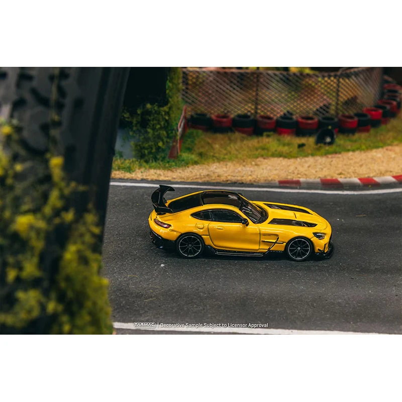 PreSale TW 1:64 AMGGT Black Series SHMEE150 Diecast Car Model Collection Miniature Toy Tarmac Works