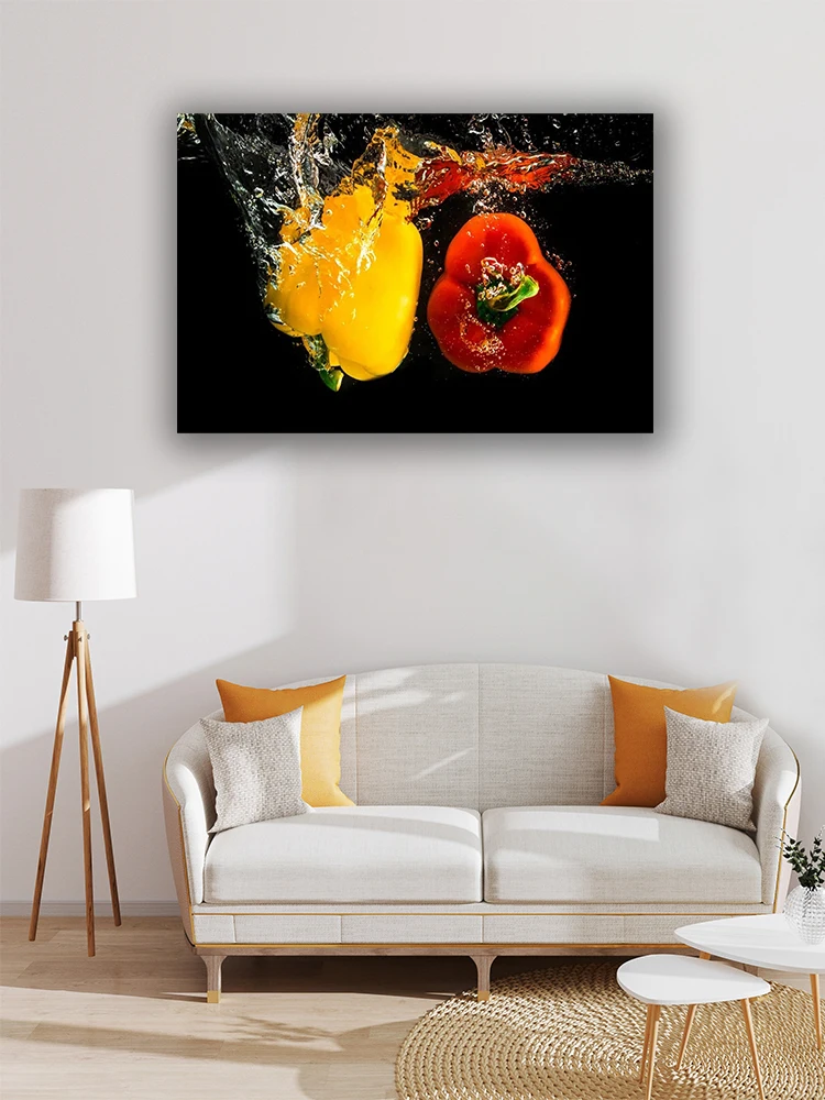 Abstract Water Fresh Fruit Food Canvas Painting Kitchen Poster and Prints Wall Art For Living Roome Home Decoration No Framed