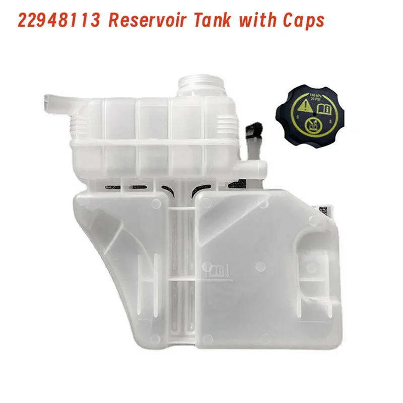 

Ingenious-22948113 Car Coolant Recovery Tank Reservoir Tank With Caps For Camaro 2016-2023 Cadillac ATS ATSL CTS