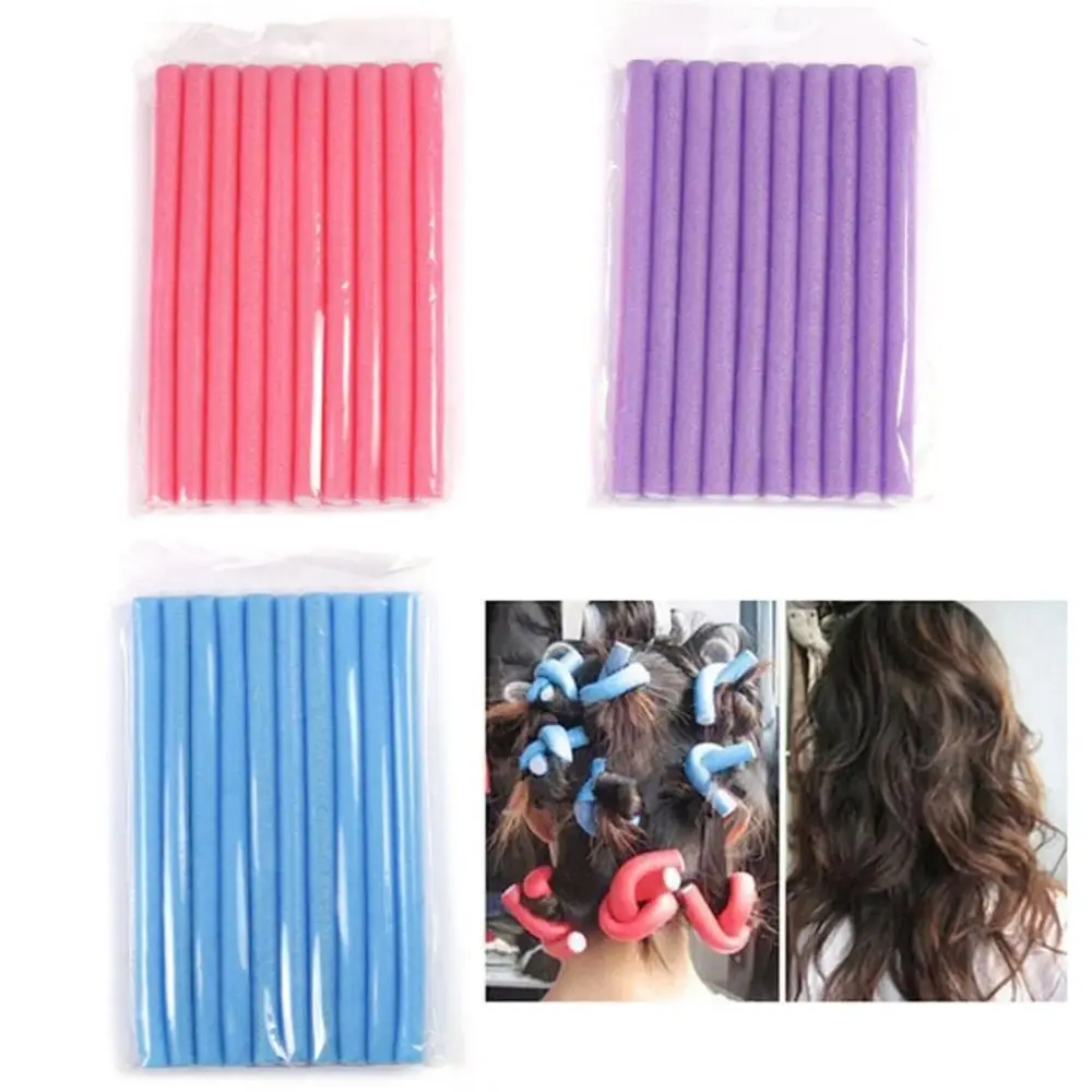 Universal Colorful Perm Curling Bar Random Color Soft Foam Sponge Curling Iron DIY Hair Curling Stick Women's Accessories