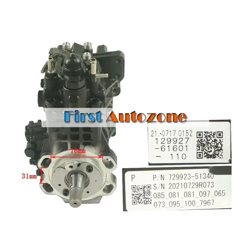 

YM729984-51340 Fuel Injection Pump For Yanmar 4TNV94 Engine