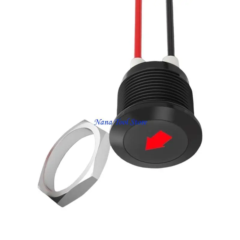 31GJ Waterproof Metal Lamp LED Car Turn Indicators Light with Wire Leads