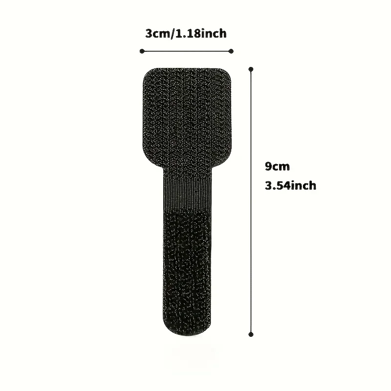 30/40pcs Self-Adhesive Heavy-Duty Cable Ties,Multi-Purpose Hook and Loop Fasteners,Reusable Cable Organizers for Easy Management