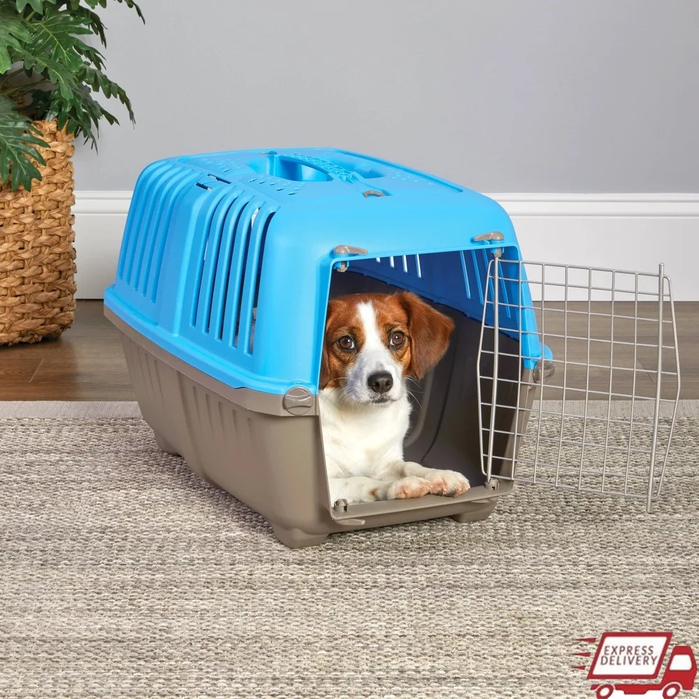 

Portable Hard Sided Pet Carrier Small Dogs Cats Easy Clean Durable Design with Comfortable Handle Travel and Vet Visits