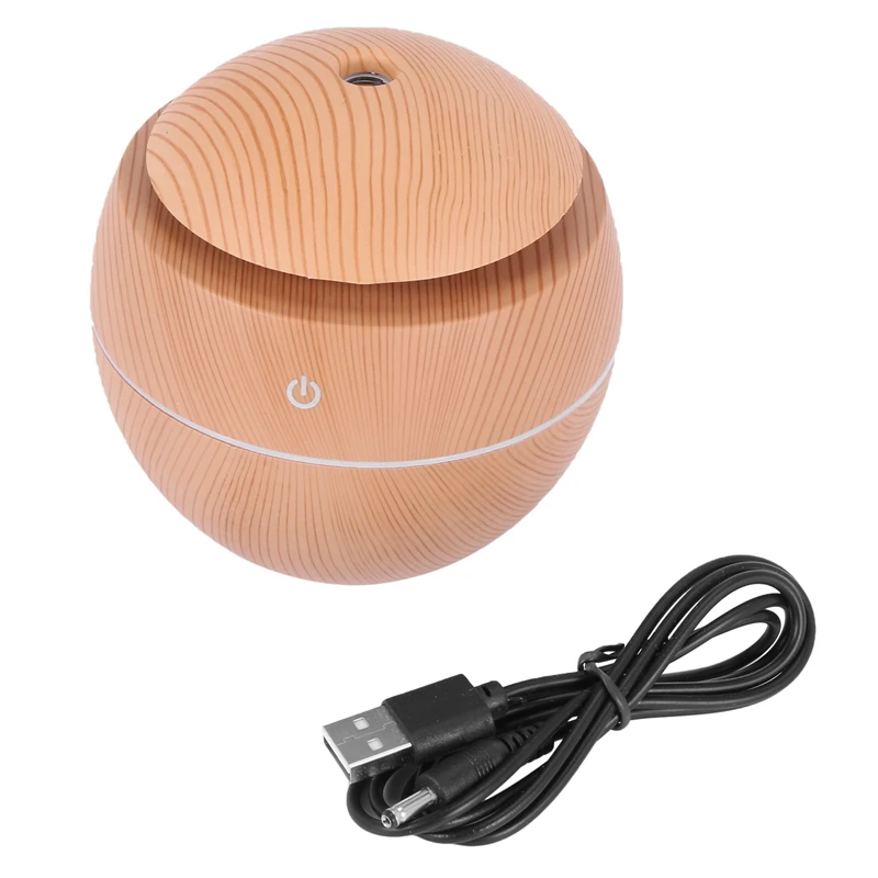 Humidificador de Aroma con USB, difusor de aceite, ultrasónico, purificador de aire, 7 colores cambiantes, Luz LED nocturna, 3 uds.