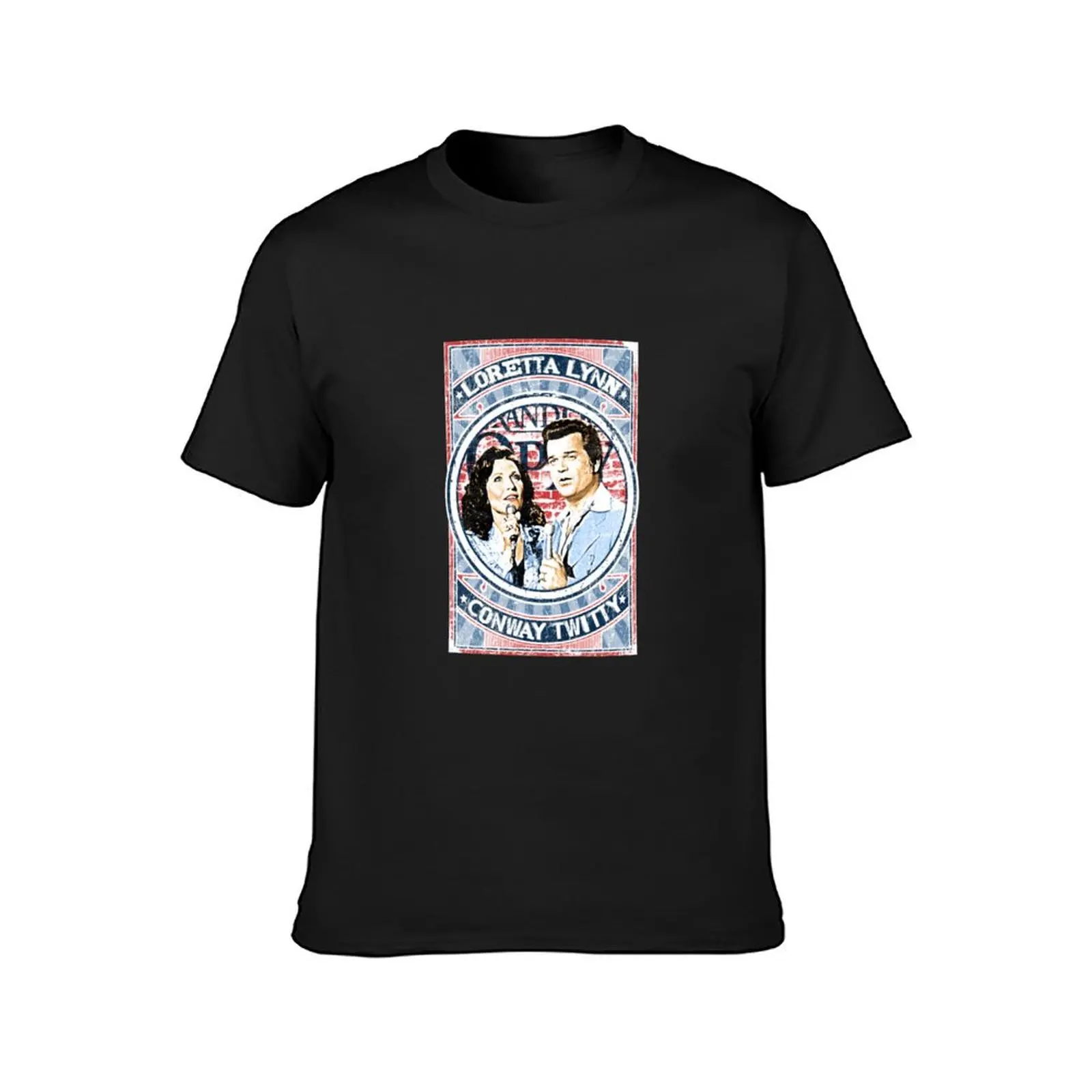 Conway Twitty Loretta Lynn- Country Music- T-Shirt sports fans summer top anime mens funny t shirts