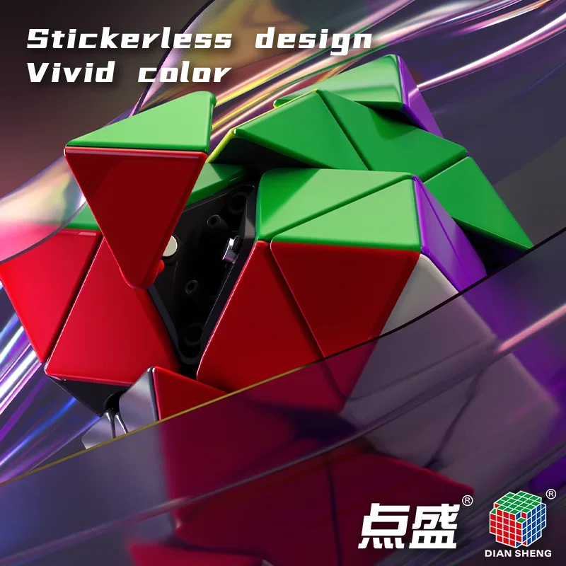 ディアンシェン CTO 3x3 マグネット式マジックキューブ DIANSHENG CTO 3x3 新型回転スタイル 楽しく挑戦的なキューボ・マジコ
