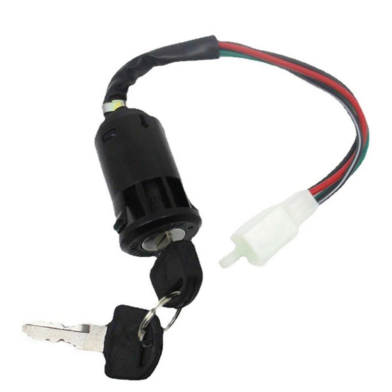 Motorcycle With Wire Ignition Key Door Locks for 50-250cc