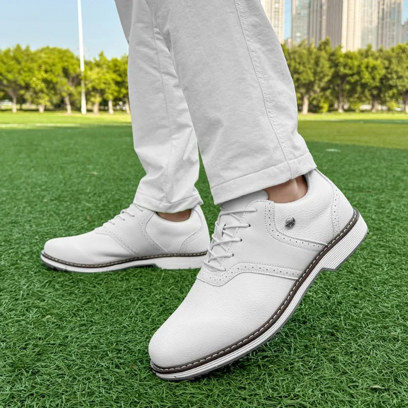 Sapatos de golfe profissionais para homens, tênis spikeless, calçadinhos ao ar livre