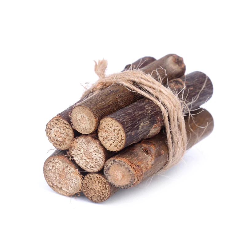 Hot Sale 3Bundles 1:12 Dollhouse Miniature Bonfire Firewood Model Party Living Scene Decor Toy Doll House Accessories