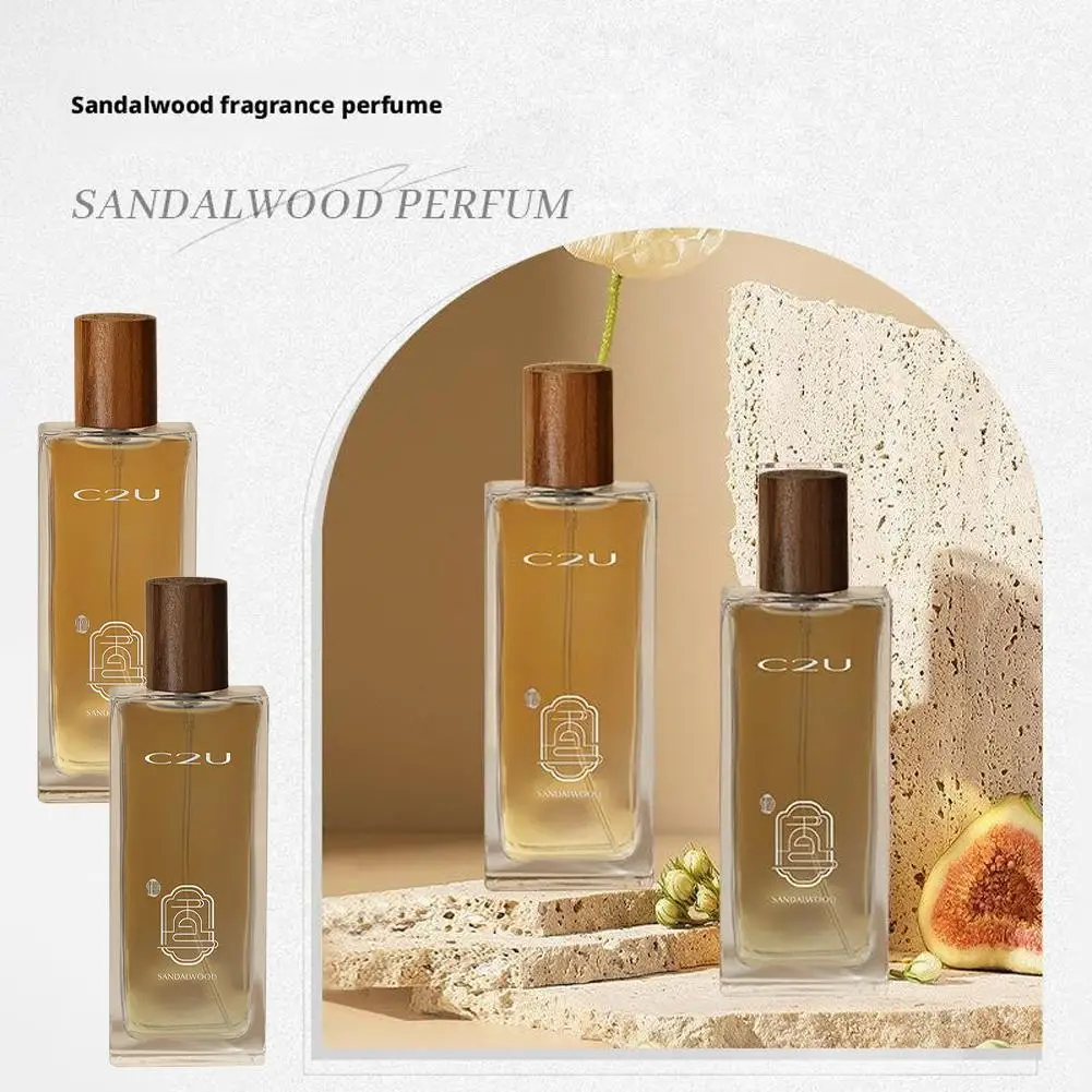 50 мл женские духи из сандалового дерева, натуральный свежий аромат древесины, аромат для домашнего офиса, стойкий аромат, легкий аромат с феромонами