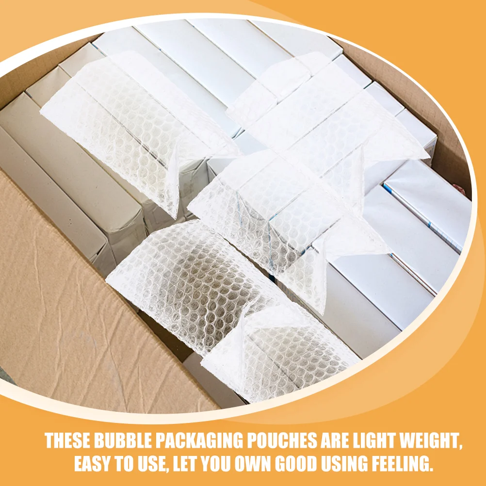 200pcs Bubble Pouches Bubble Padded Mailing Pouches Cushioning Pouches for Shipping