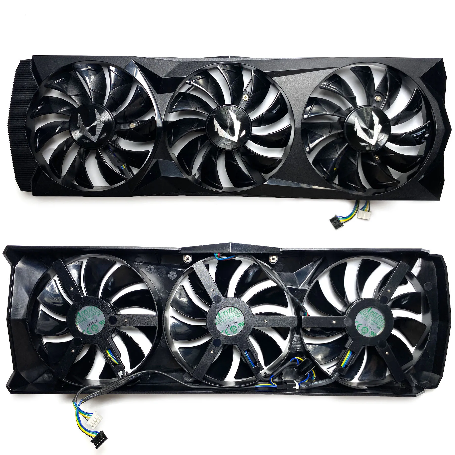 Imagem -03 - Fan Panel para Zotac Geforce Rtx2080ti Substituição de Placa Gráfica Amp Edition Novo Ga92s2u 11gb