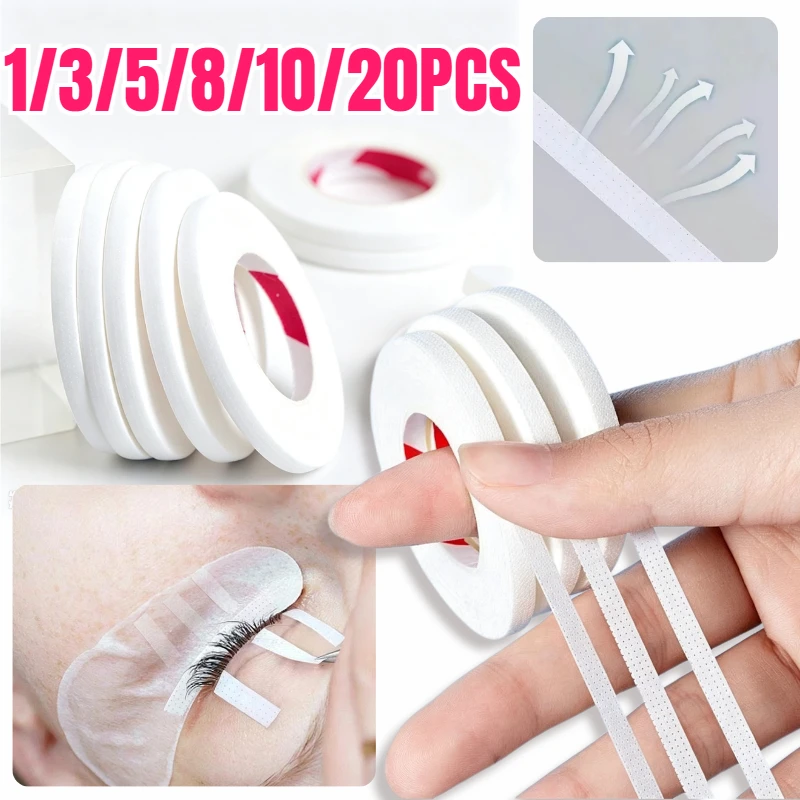 4MM Eyelash Lifting Tape Breathable Medical Paper Tapes Eyelash Extension Lint White Tape Eye False Patch Eyelid Sticker Tools