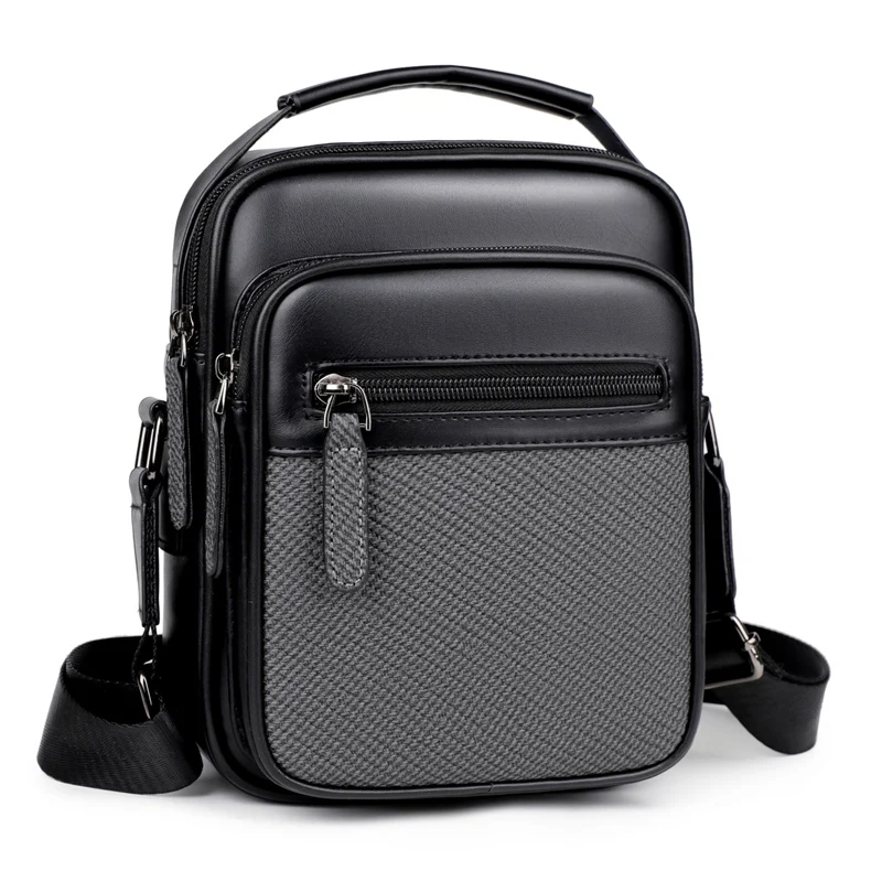 2025 جديد بلون حقيبة يد رجالية بولي leather جلد الذكور حقيبة كتف موضة حقيبة كروسبودي الصبي العلامة التجارية حقيبة ساع bandolera hombre