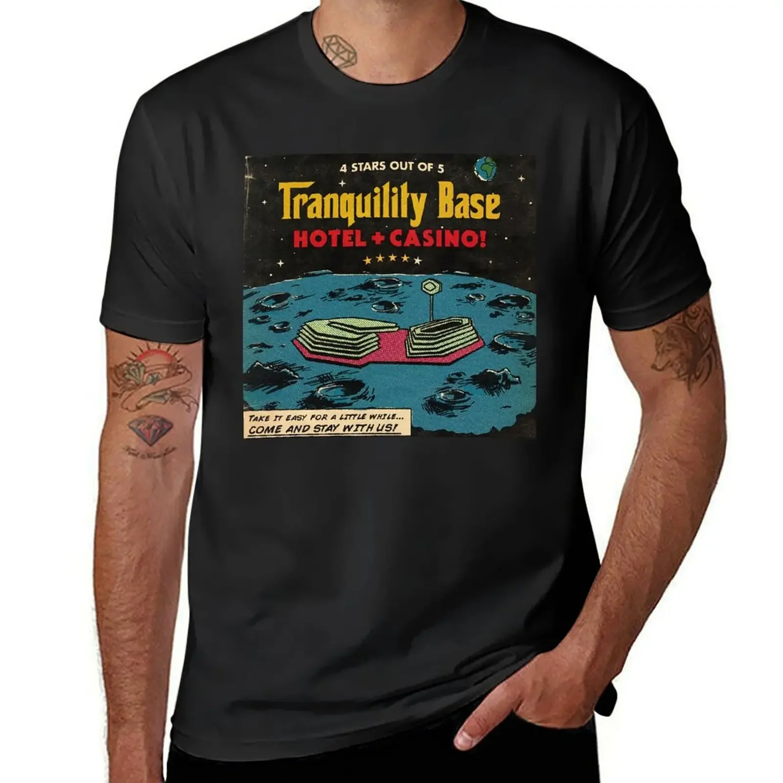 Tranquility Base T-Shirt animal prinfor boys new edition cheap stuff men workout shirt