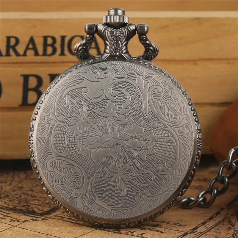 Classic Masonic Freemasonry Theme Retro Necklace Pendant Quartz Pocket Watch Sweater Pendant Chain Gift Clock for Freemason