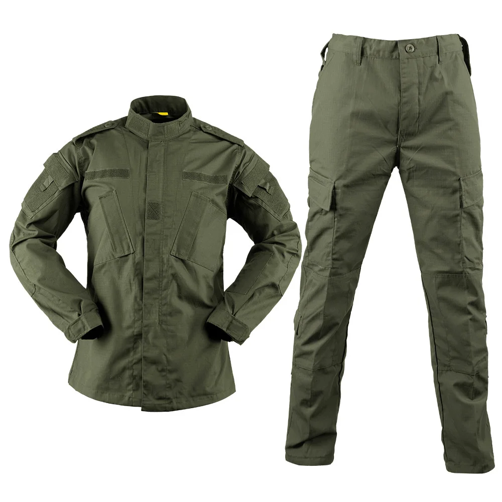 Military Style Camo Clothes Breathable Training Uniform Suit Waterproof Windproof Outdoor CS Shooting Hunting Trekking Tactical