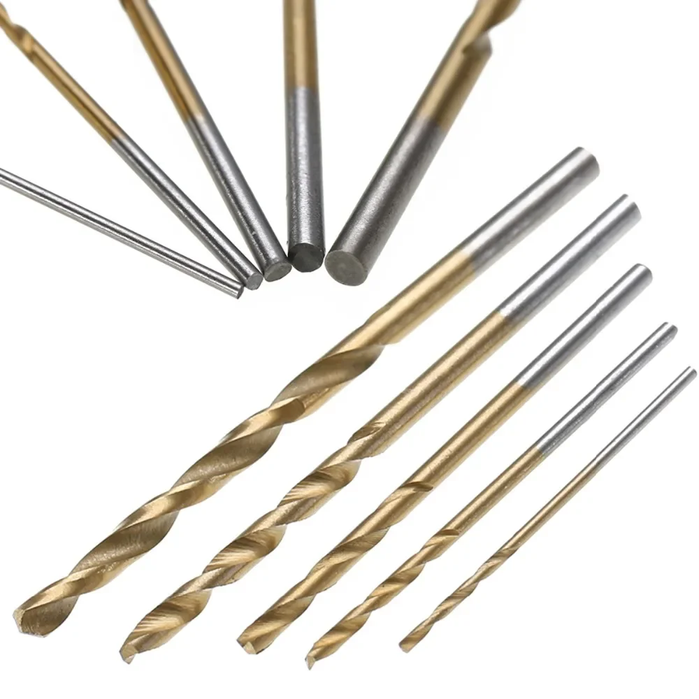 50Pcs Titanium Coated Drill Bits HSS High Speed Steel Drill Bits Set Tool High Quality Power Tools 1/1.5/2/2.5/3mm image 6