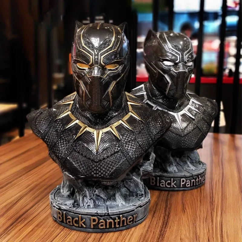 Black Panther hands Avengers 4 Marvel surrounding bust large model statue birthday gift, suitable for boys gifts