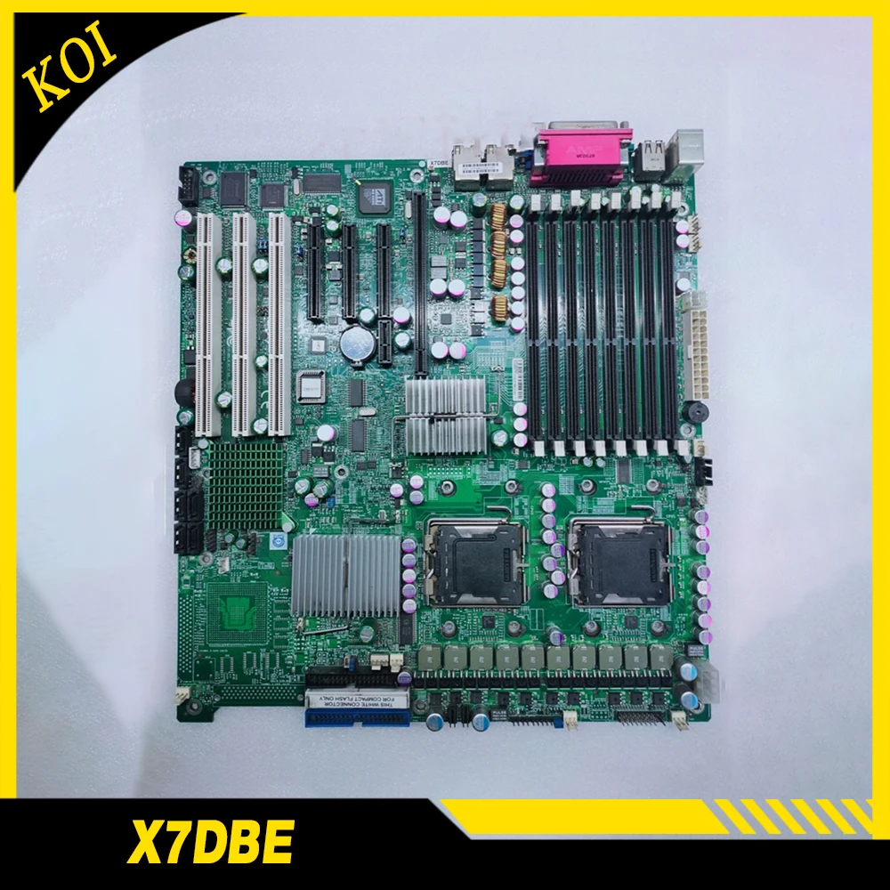 For Supermicro X7DBE 771 Dual Channel Server Motherboard 5000P Dual Channel Xeon Motherboard Supports 54