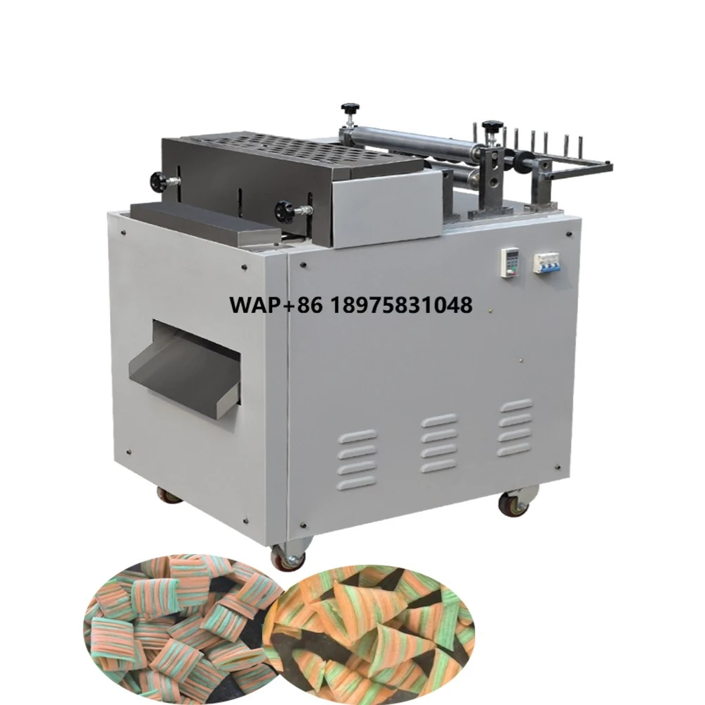 Grain Products Puff Snack Cutting Machine Fried Snack Machine Factory
