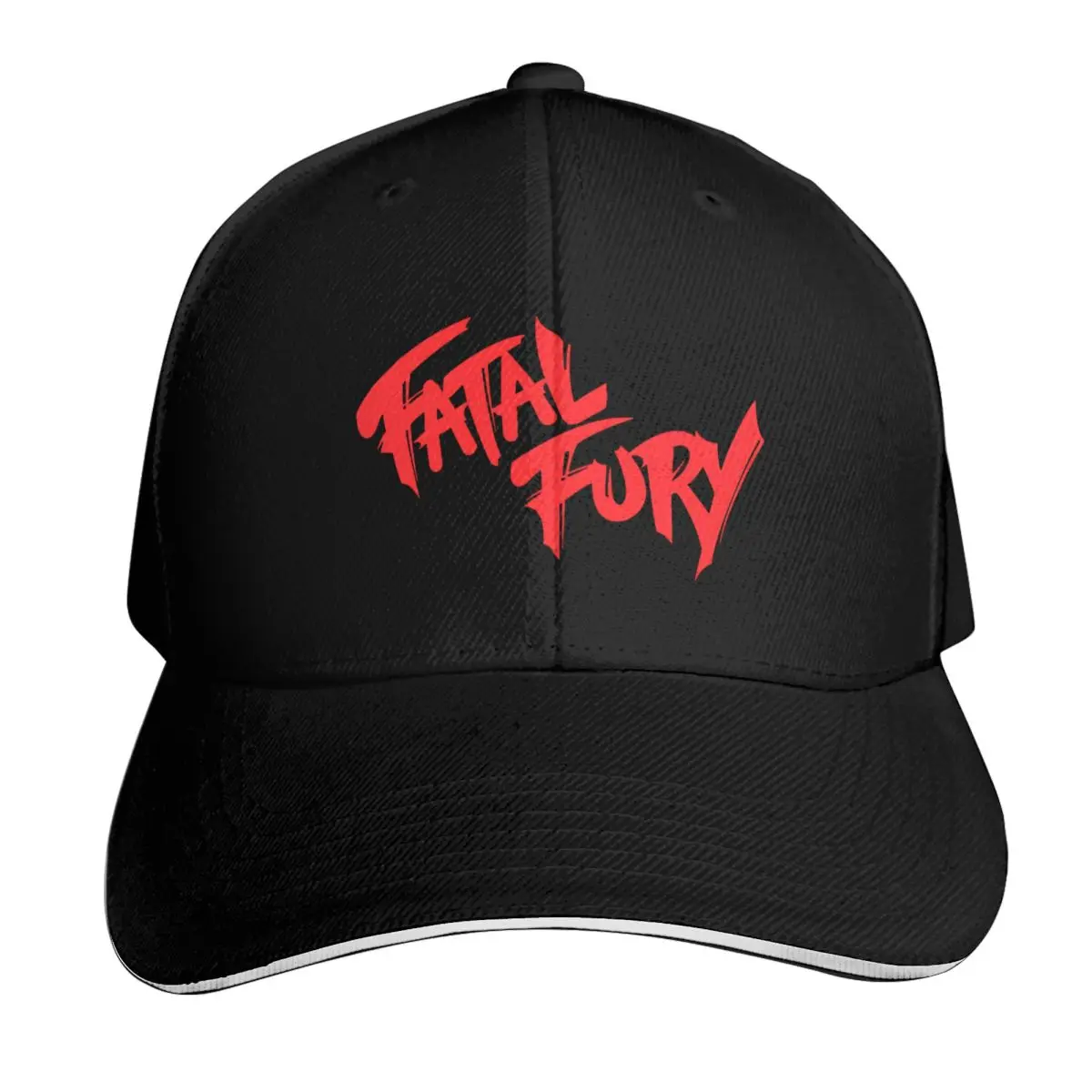 Fatal Fury Logo - Fighting Game Baseball Cap Snapback Flat Bill Strapback Dad Hat Six Panel Structured Crown