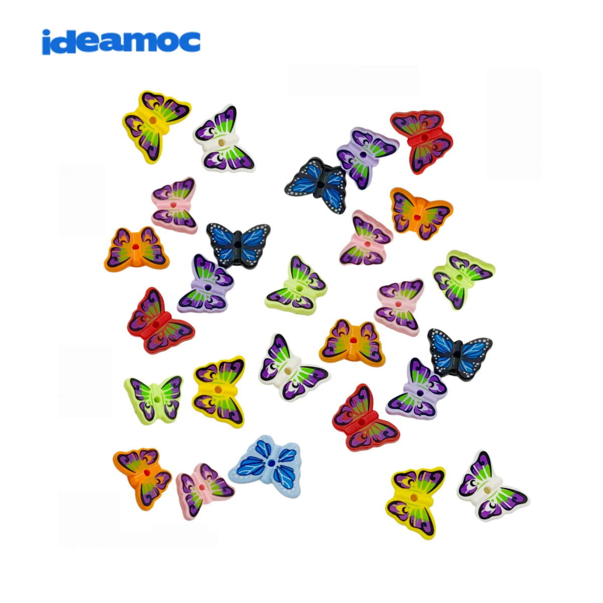 

45pcs Colorful Butterfly Building Blocks DIY Toys Assorted Printed Butterflies for DIY MOC Parts DIY MOC Accessories for Gardens
