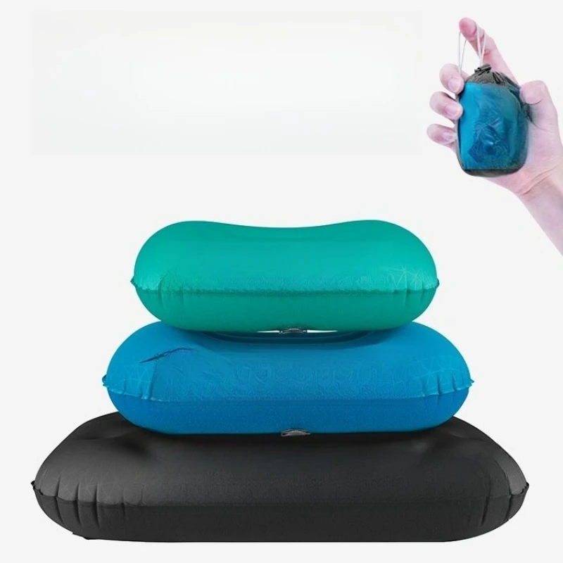 

Inflatable Pillow Portable Outdoor, Blow Pillow Nap Camping Travel
