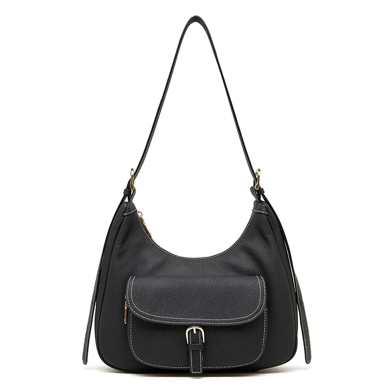 

Genuine Leather Woman Bag Shoulder Bag Handbags Ladies Crossbody Bags Luxury Designer Minimalism Bag Cattle Leather