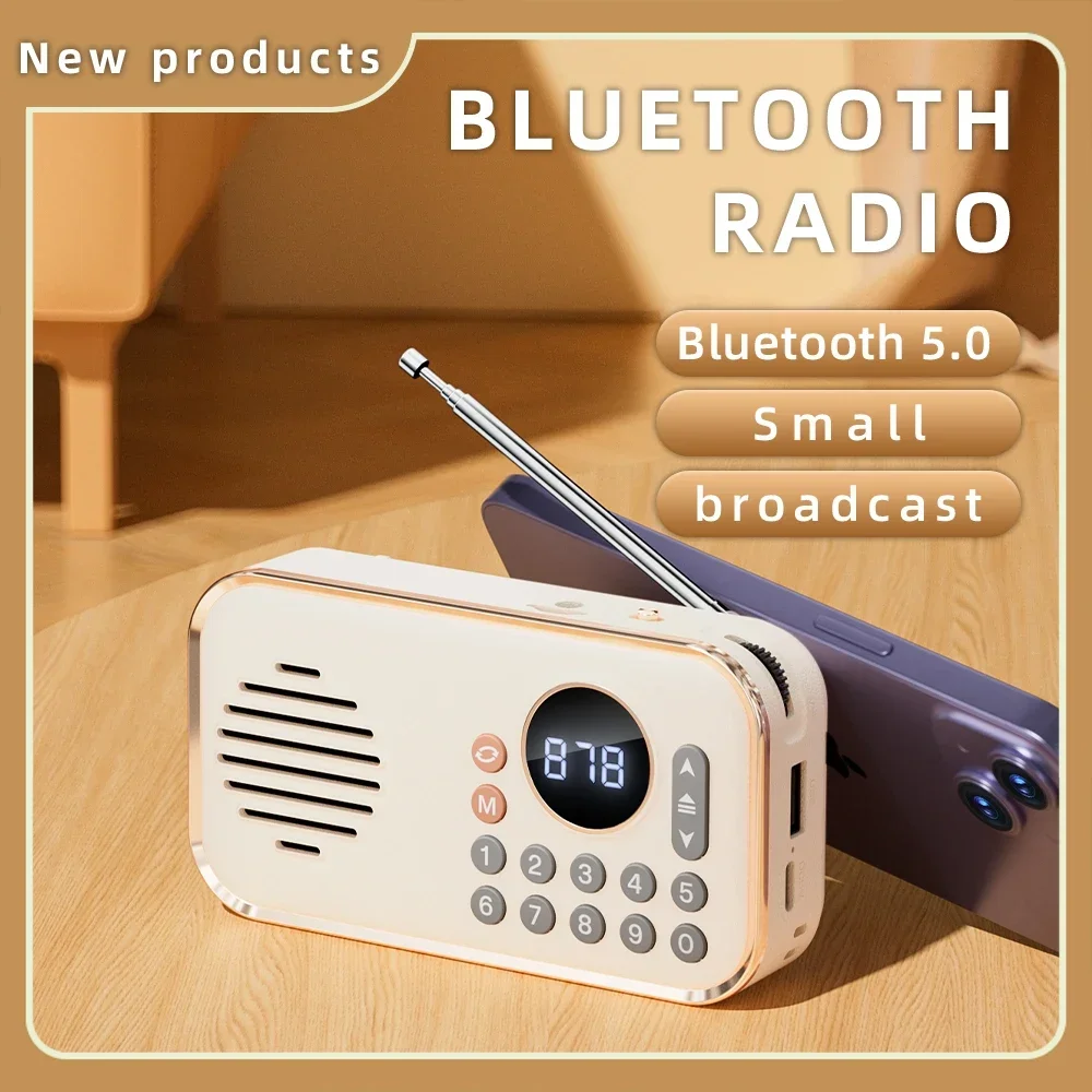 Bluetooth付きワイヤレスステレオミニスピーカー,Bluetooth,USB充電器,マルチバンド,Hifiサウンド,BTT互換,ヴィンテージポータブルサウンドボックス