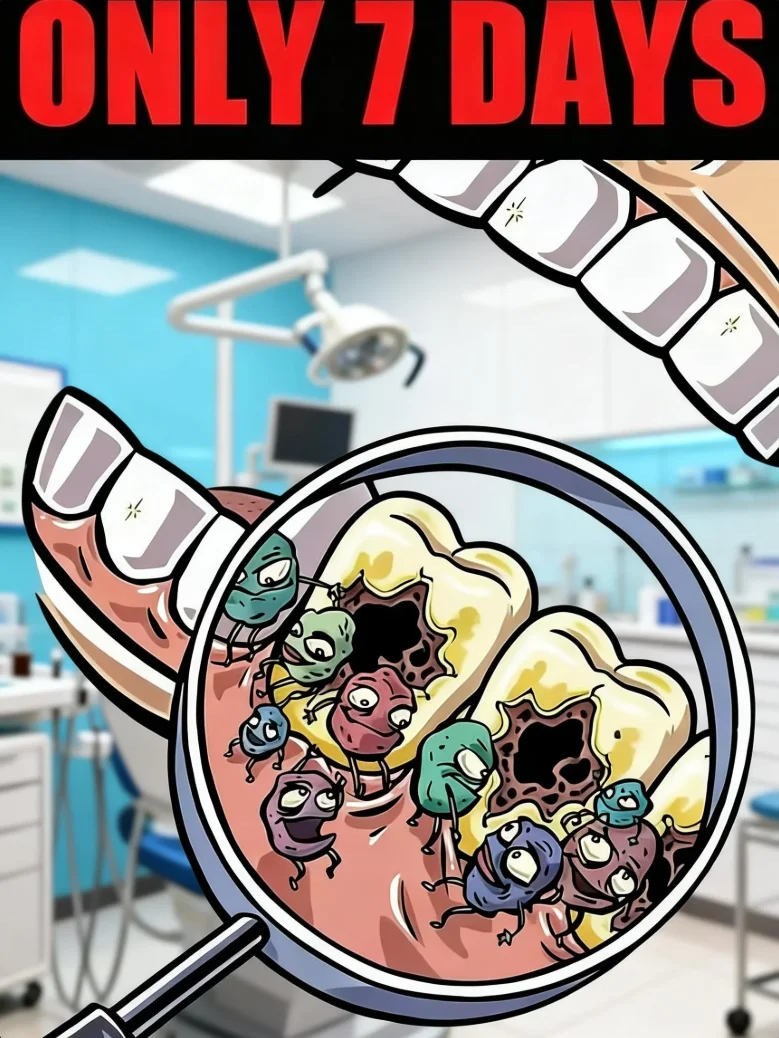 

7-дневная зубная паста для предотвращения кариеса и эффективного удаления зубного налета