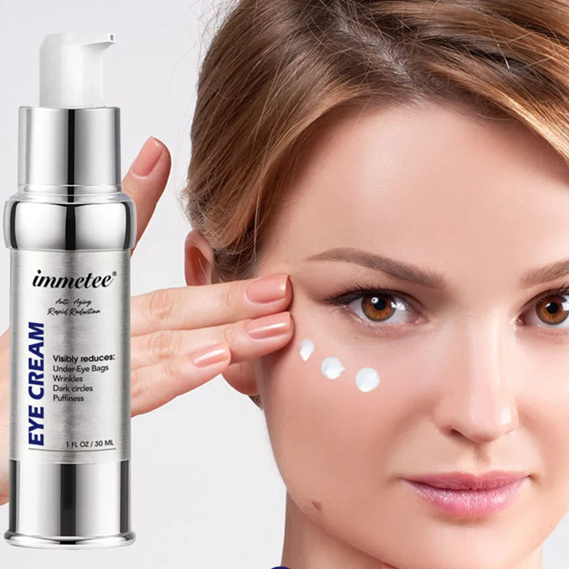 

Lightens eye bags dark circles tightens eye contour essence hydration moisturizing and stays up late eye cream