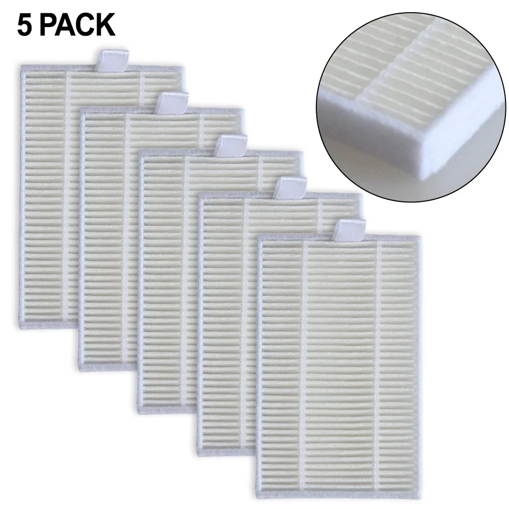 Vacuum Cleaner Parts Replacement Parts 5 Piece Filter Set Captures Fine Dust Particles Filter Kit For Home Hygiene