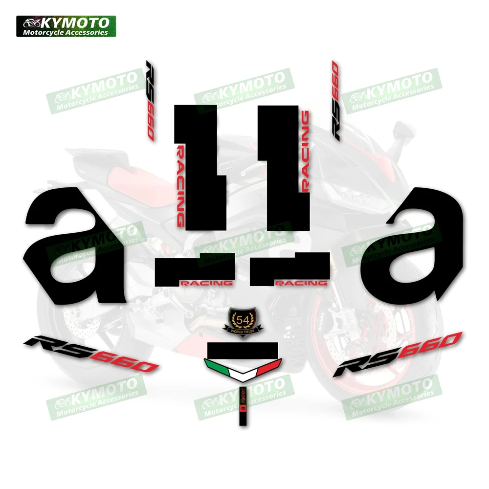 

For Aprilia RS660 RS 660 Motorcycle Accessories Fairing Sticker Body Protection Decoration Reflective Waterproof Decal