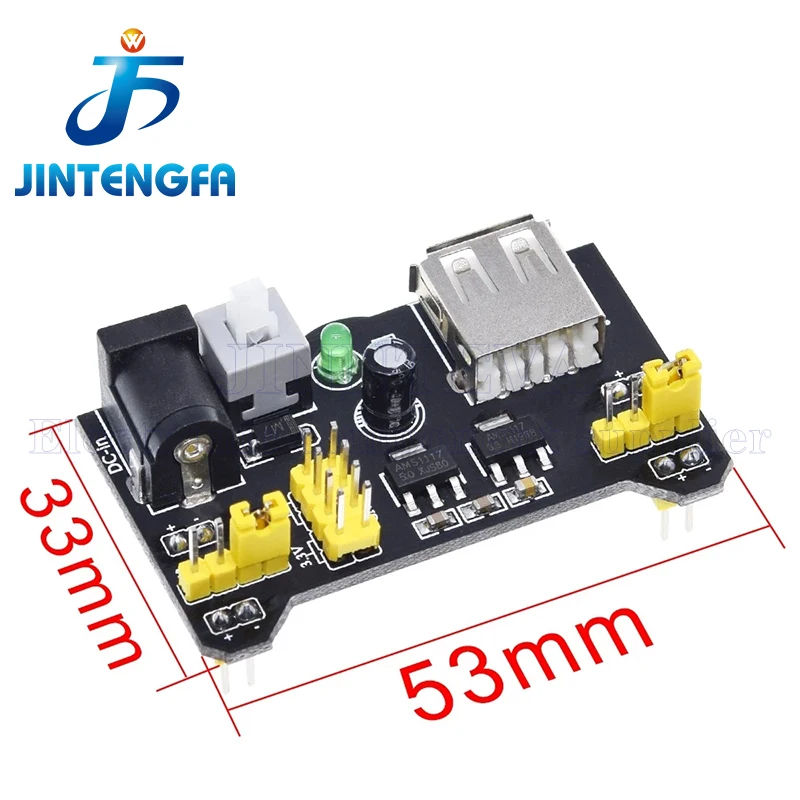 

3.3V/5V MB102 Breadboard power module+MB-102 830 points Prototype Bread board for arduino kit +65 jumper wires wholesale