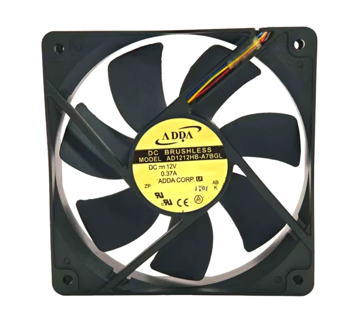 

ADDA AD1212HB-A7BGL DC 12V 0.37A 120x120x25mm 4-Wire Server Cooling Fan