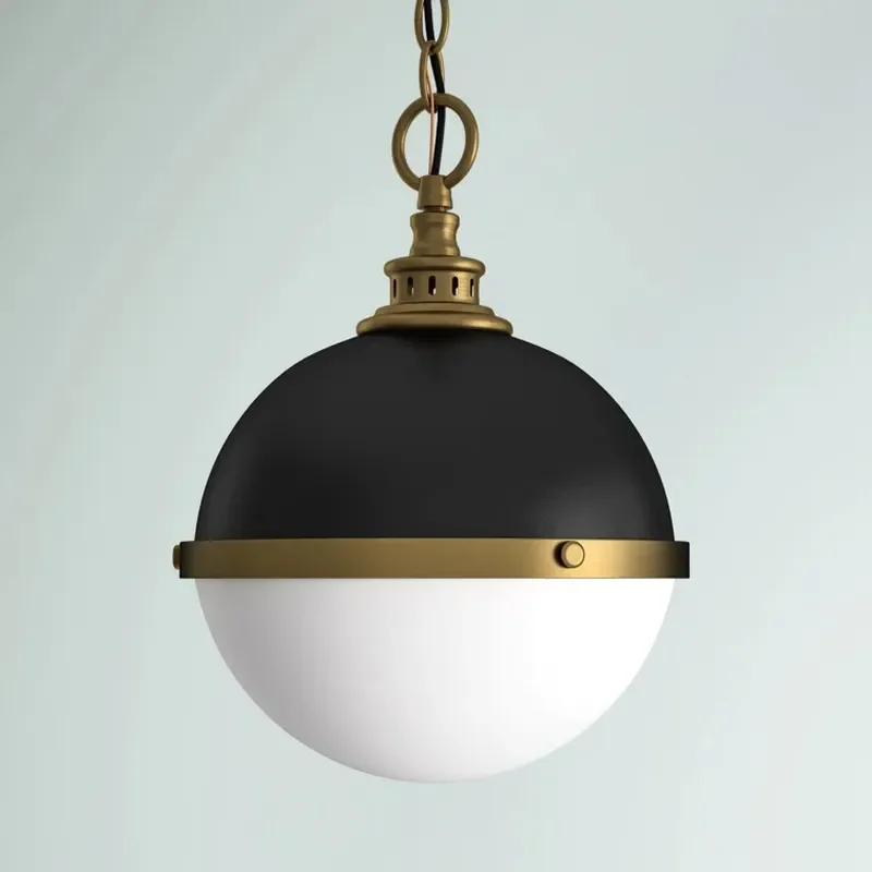 American Retro Industrial Style Pendant Light Ceiling Lamp Single Head Wrought Iron Chandeliers Dining Room Kitchen Study Lamps
