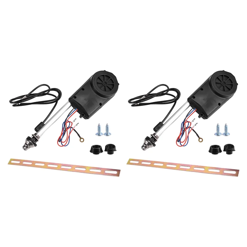 

2X Universal Retractable Car Antenna Auto Retractable Radio Antenna Retrofit Kit External Car Antenna Car Replacement