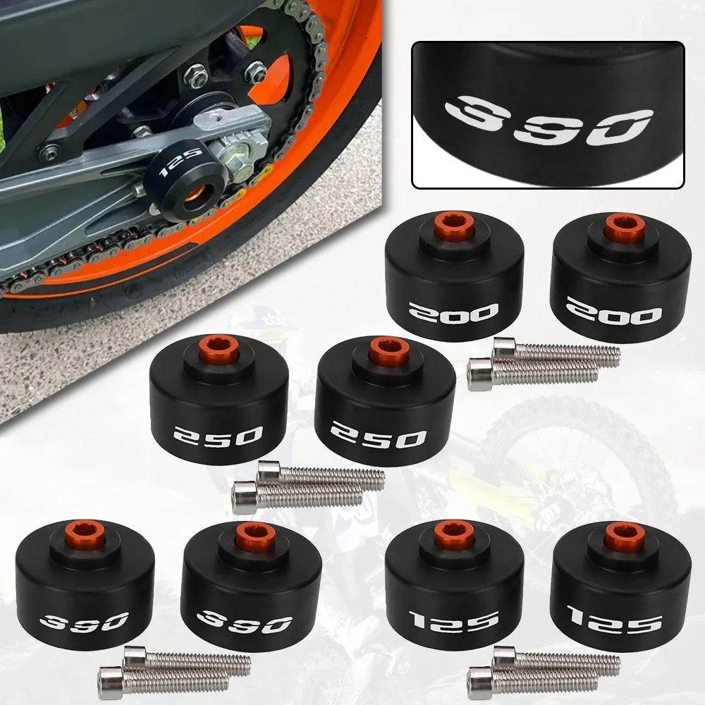 

Motorcycle Frame Sliders Front and Rear Fork Wheel Crash Pads Falling Protection For Duke125 200 250 390 2013-2024 2021 2022