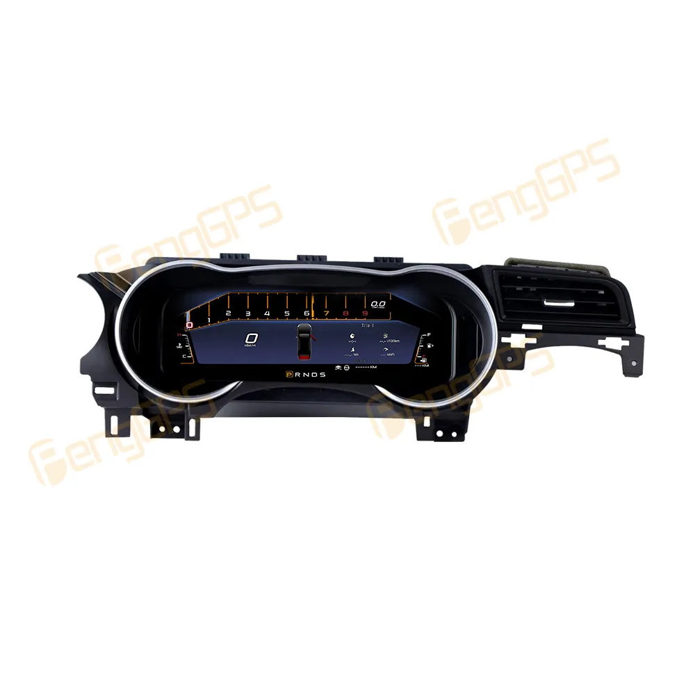 LCD Dashboard For Ford Mustang 2015-2021 Right Rudder Steering Wheel Speedometer Digital Instrument Cluster Panel Cockpit