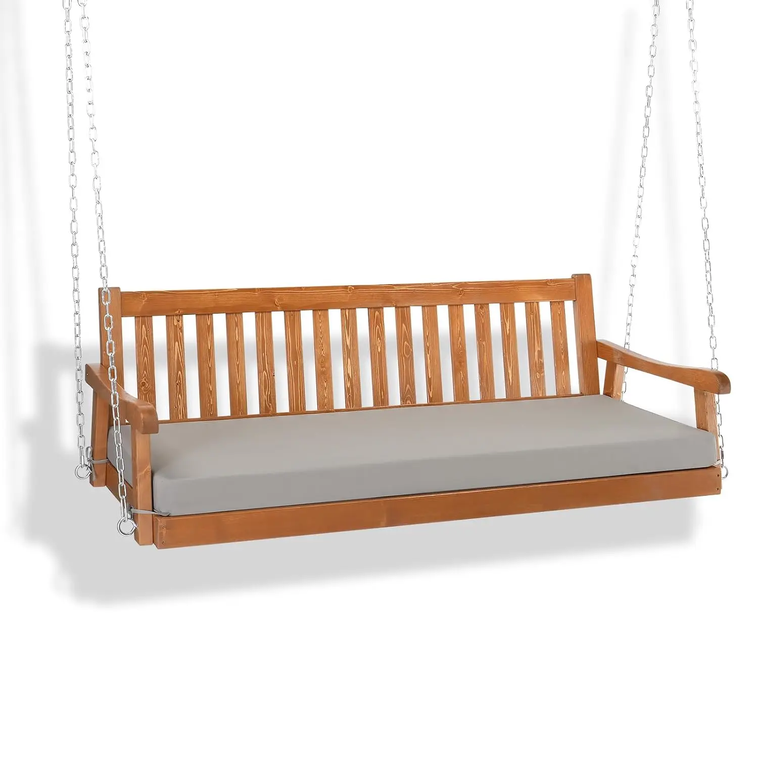 Pine Wood Porch Swing Daybed 880 LBS Heavy Duty Outdoor Patio Garden Furniture, Customized