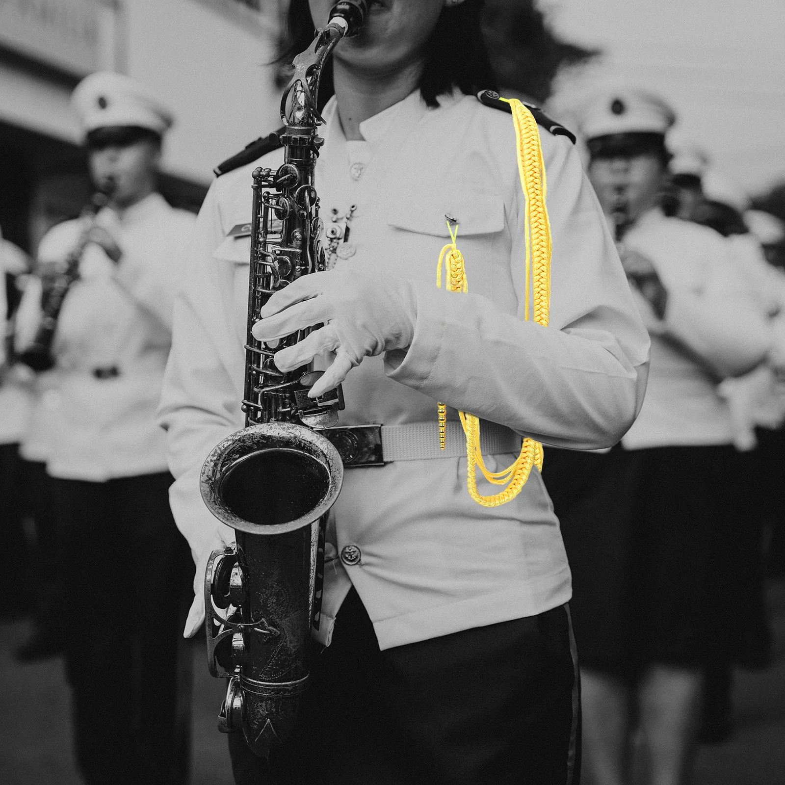 

Shoulder Cord Tassels Chain Decorative Stage Performance Dress Sash Uniform Cosplay Costume Fringe Epaulettes Clothing