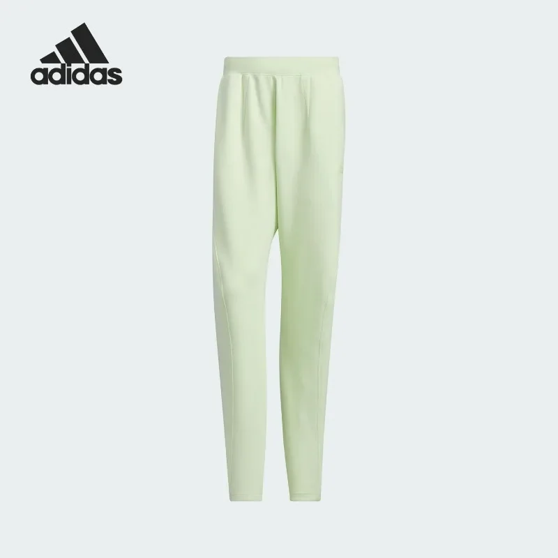 Adidas Wrinkle Free Elastic Waistband Wide Leg Hidden Pocket Walking TrousersJJ3792