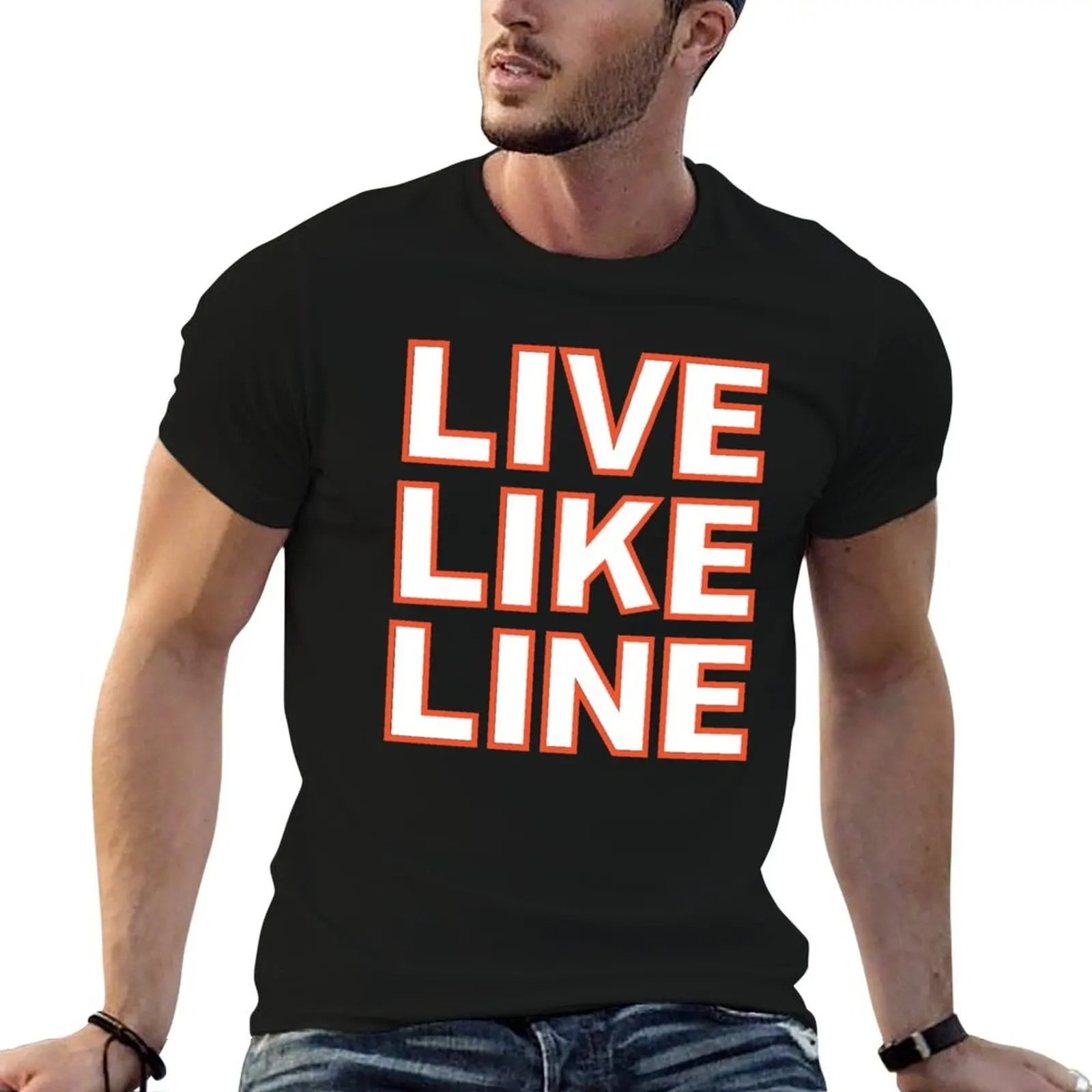 

man T-Shirt LIKE shirts cotton for fit shirts t slim t LINE man funny LIVE for