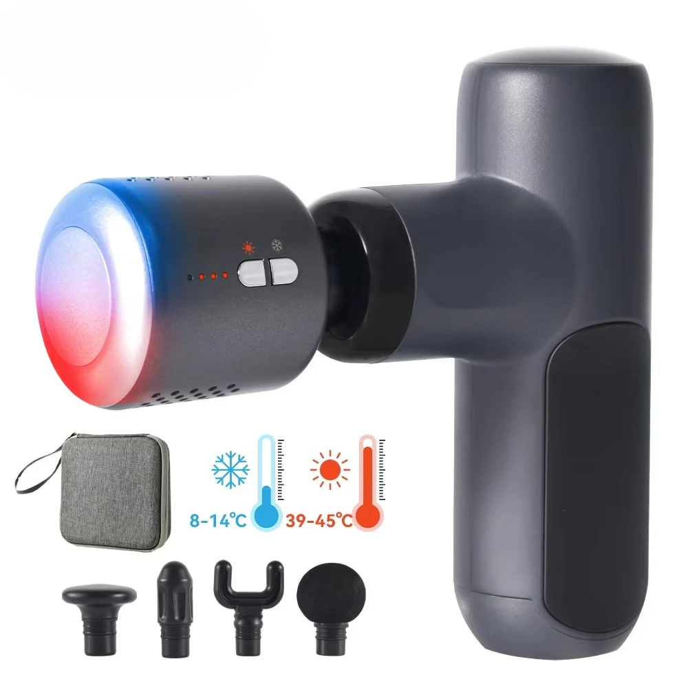 

Muscle Massager Sports Travel Body Deep Tissue Relaxation Heating Portable Mini Massage Gun