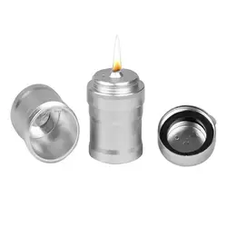 Portable Metal Mini Alcohol Lamp Lab Equipment Heating Liquid Stoves For Outdoor survival Camping Hiking Travel without alcohol