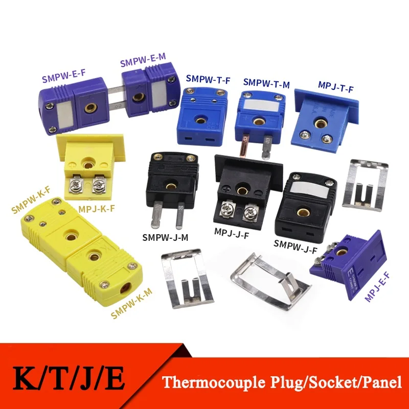 smpw k j t e m f mpj k j t e f conector do par termoeletrico do soquete da tomada do painel 01