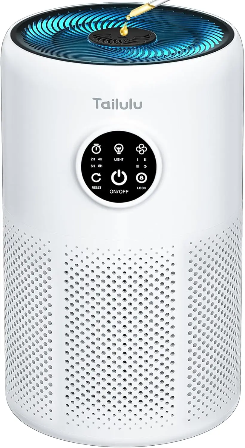 

Large Room Air Purifier for Pets, Up to 1360 Ft² with HEPA Filter, Sleep Mode, Timer for Smoke Odor Dust Pollen