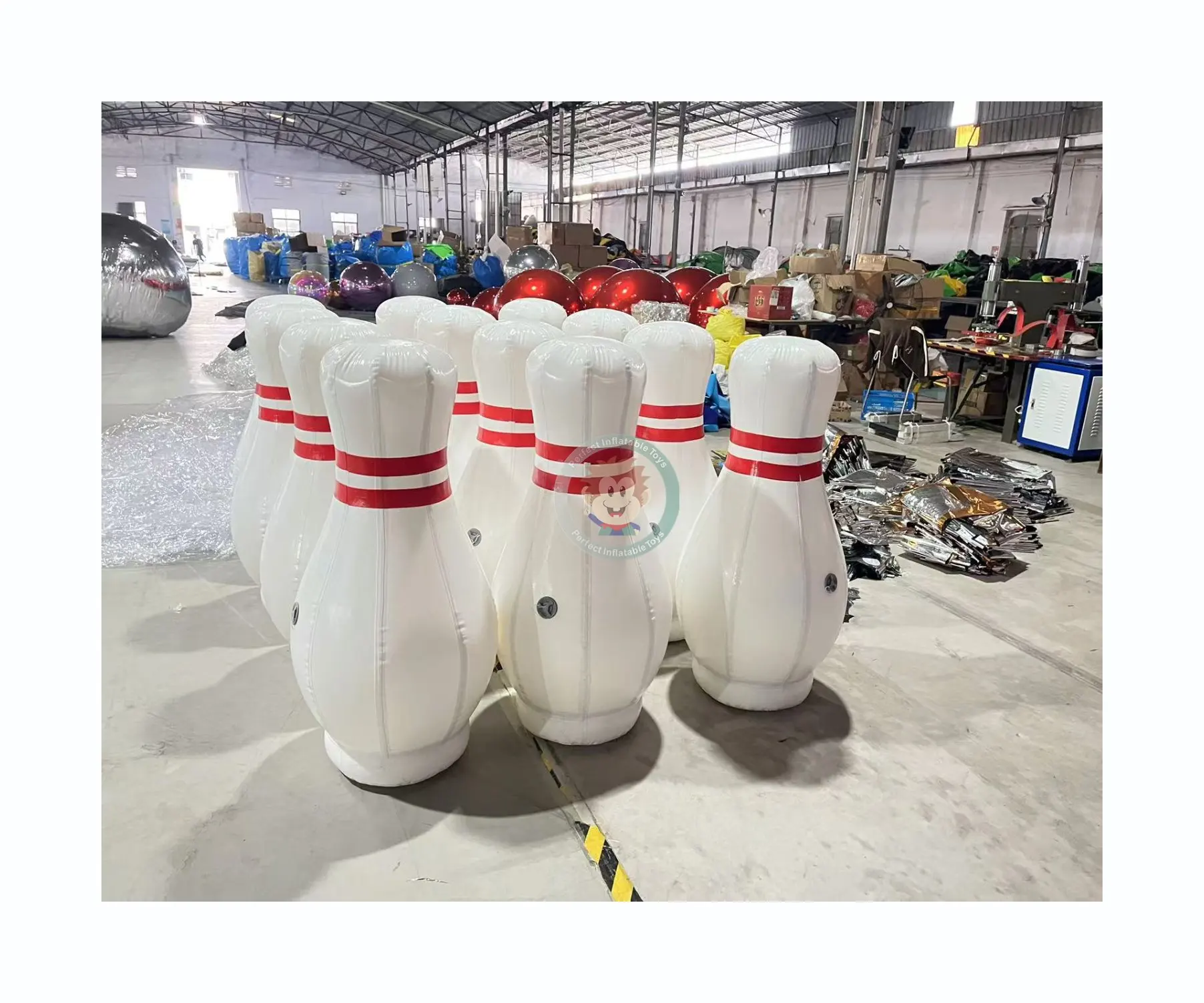 

Giant Inflatable Bowling Set Game Inflatable Bowling Alley Skittles Game Kids Inflatable Games